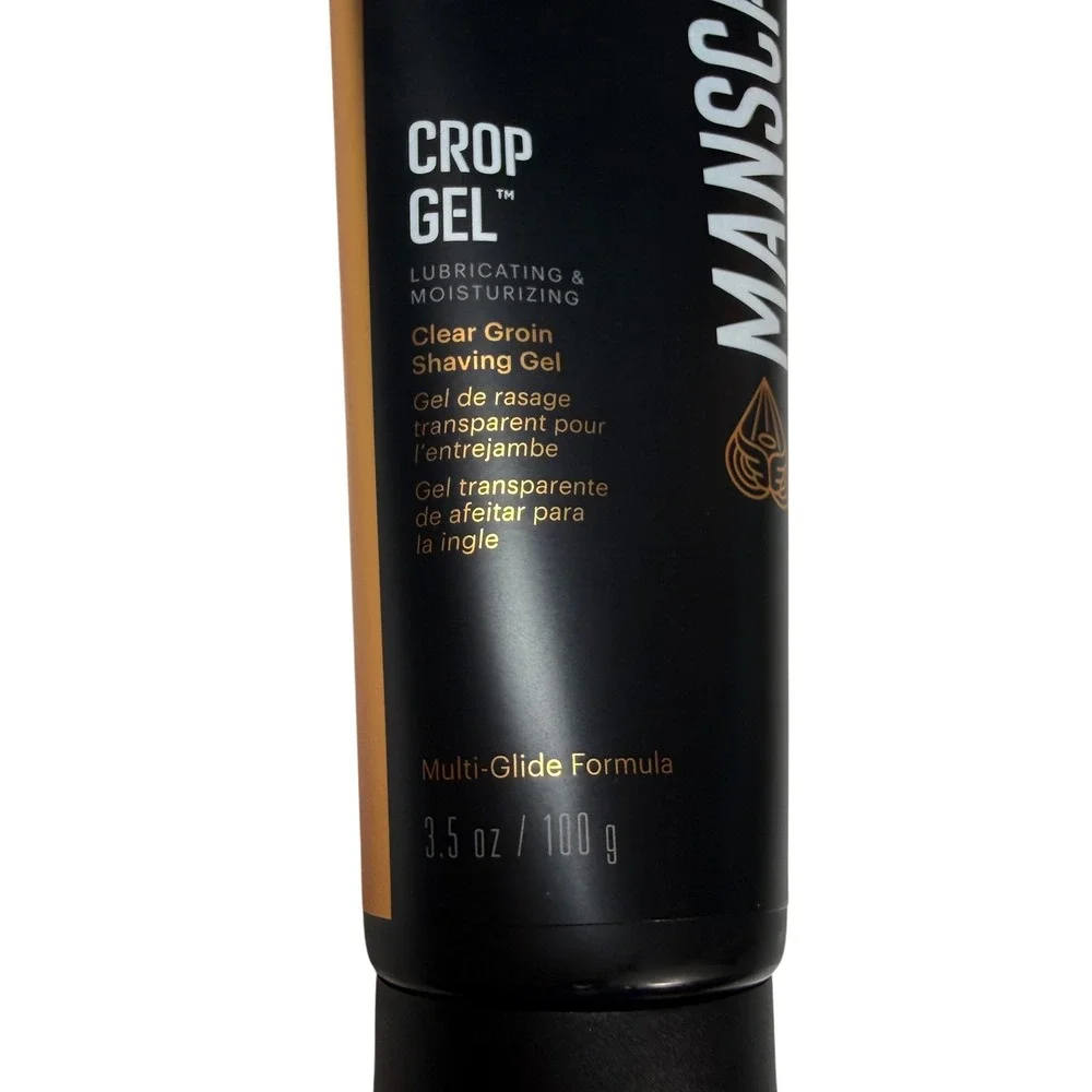 Manscaped Crop Gel Clear Groin Shaving Gel Moisturizing 3.5oz New